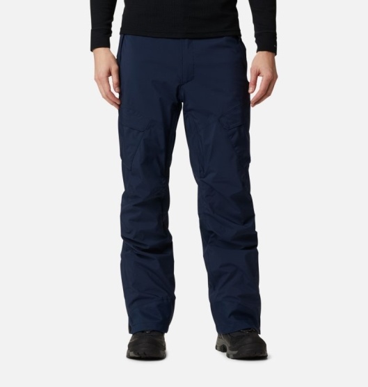 Columbia Powder Stash Men's Ski Pants Navy | 042-XGOMUC