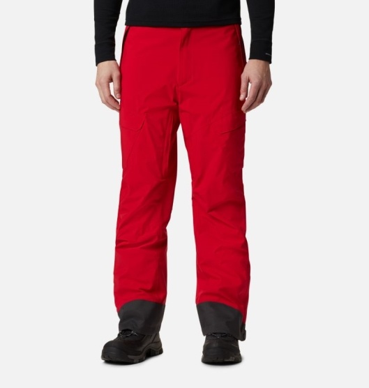 Columbia Powder Stash Men's Ski Pants Red | 305-SPWBZL