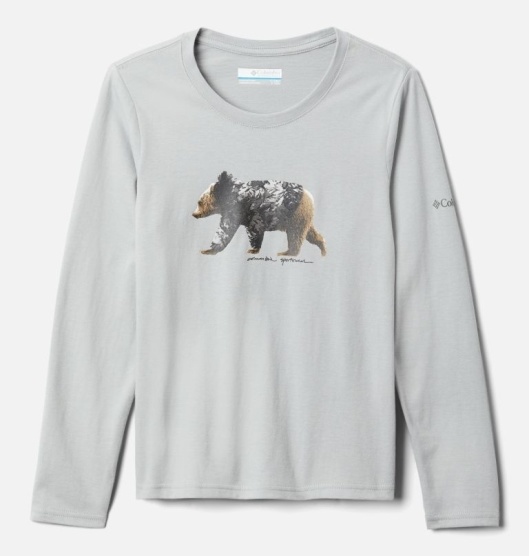 Columbia Primrose Hill Kids' T-Shirt Grey | 971-GKTDEJ