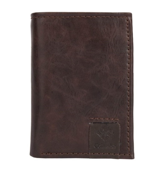 Columbia RFID Men's Wallets Brown | 459-ZAHCTP