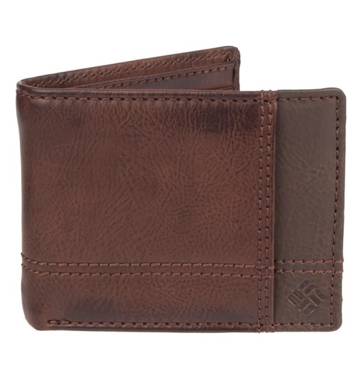 Columbia RFID Men's Wallets Brown | 834-DASXKT