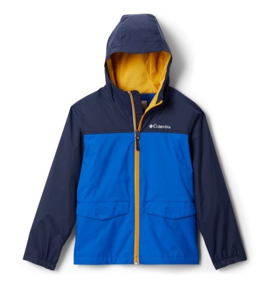 Columbia Rain-Zilla Kids' Rain Jacket Azul Navy | 318-EUIWHX