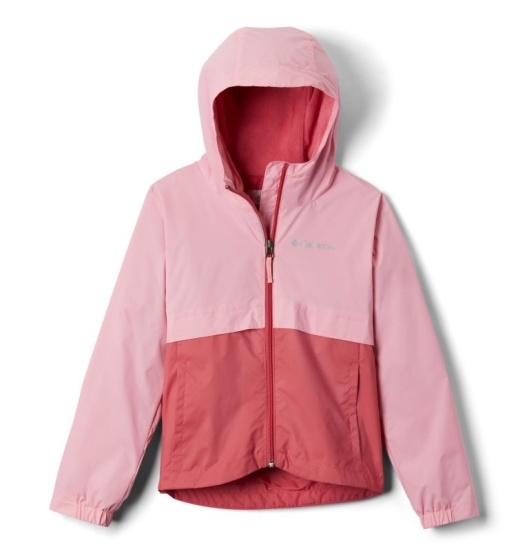 Columbia Rain-Zilla Kids' Rain Jacket Pink | 076-HWGYVO