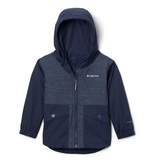 Columbia Rainy Trails Kids' Fleece Jacket Blue | 216-JQPUVZ