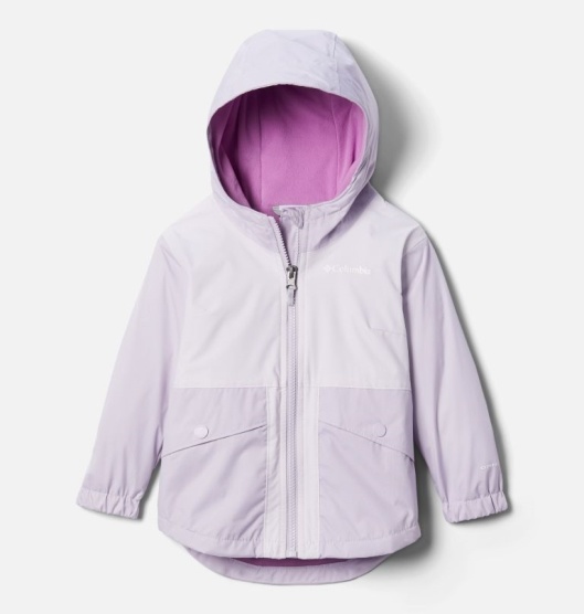 Columbia Rainy Trails Kids' Fleece Jacket Pink | 954-VHLOQT