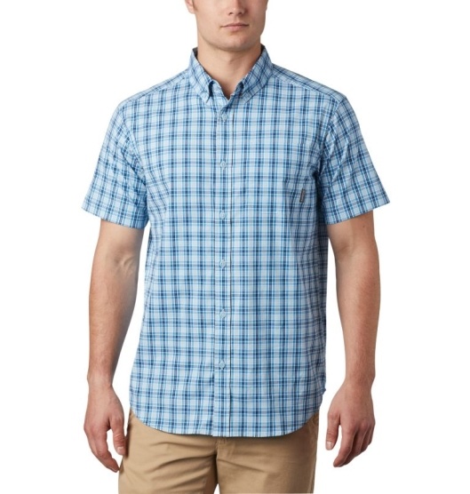 Columbia Rapid Rivers II Men's Shirts Blue | 608-YLAPTI