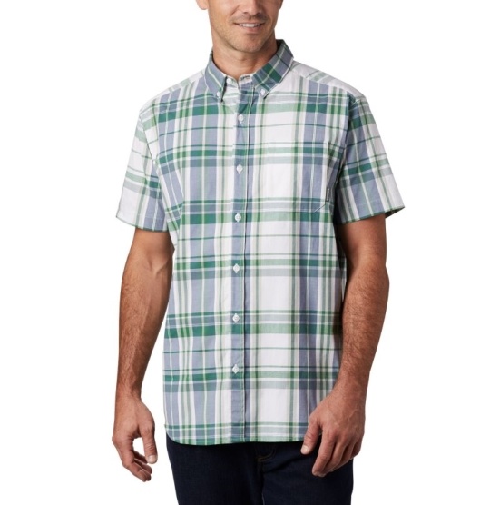 Columbia Rapid Rivers II Men's Shirts Green | 620-ADHFEO