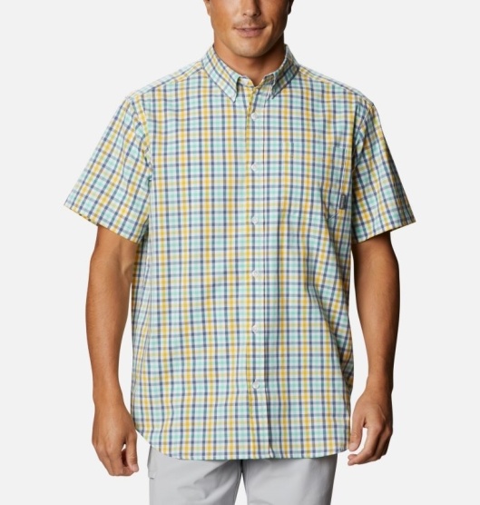 Columbia Rapid Rivers II Men's Shirts Yellow | 347-OUGYJA