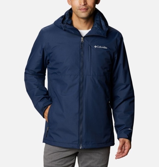 Columbia Ridge Gates Men's Interchange 3 In 1 Jacket Navy | 861-GFUMED