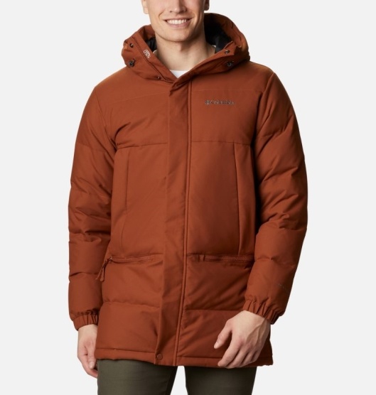 Columbia Rockfall Men's Parkas Red | 157-YHXJCB