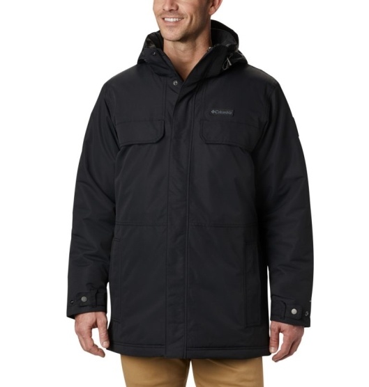 Columbia Rugged Path Men's Parkas Black | 493-WOLKSE