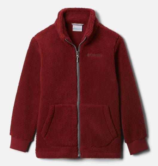 Columbia Rugged Ridge Sherpa Kids' Fleece Jacket Red | 824-NAJPSL