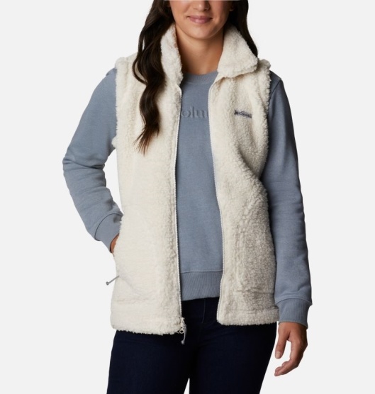 Columbia Sherpa Women's Vest White | 057-SGVCIU