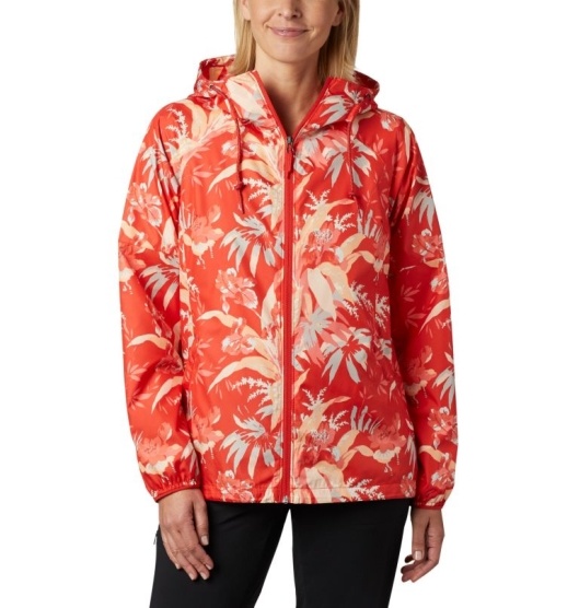 Columbia Side Hill Women's Windbreaker Orange | 841-HKGLJT