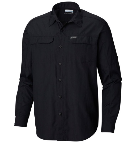 Columbia Silver Ridge II Men's Shirts Black | 058-ITNGDY