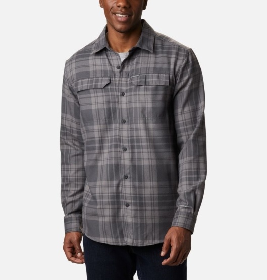 Columbia Silver Ridge II Men's Shirts Black | 250-HFOSIT