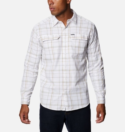 Columbia Silver Ridge II Men's Shirts White | 178-TPJOFE