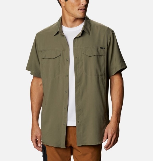 Columbia Silver Ridge Lite Men's Shirts Green | 583-EALWTG