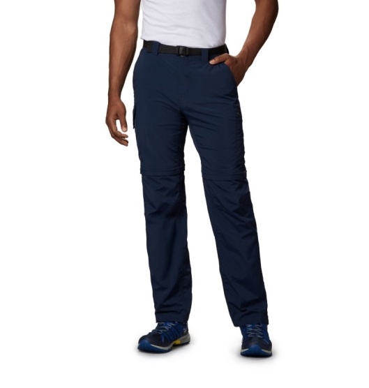 Columbia Silver Ridge Men's Hiking Pants Navy | 028-WTAHKF