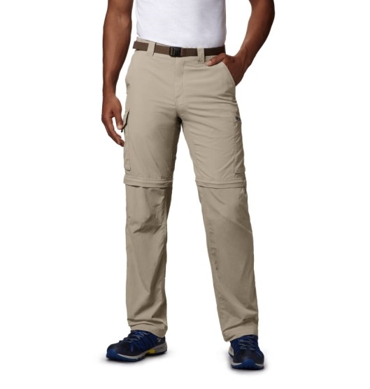 Columbia Silver Ridge Men's Hiking Pants Khaki | 203-QLPKCO