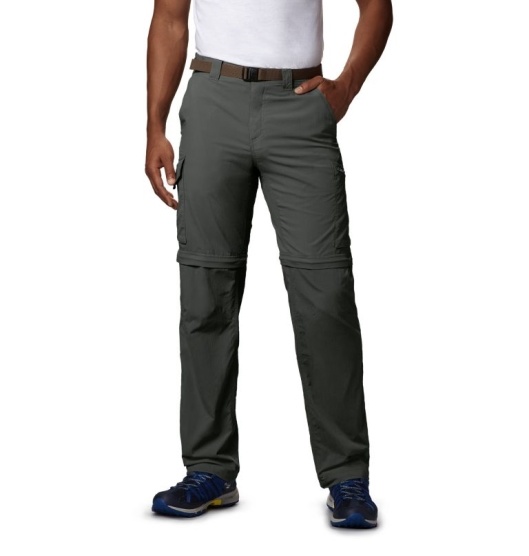 Columbia Silver Ridge Men's Hiking Pants Grey | 653-NYRXIQ