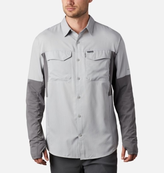 Columbia Silver Ridge Men's Shirts Grey | 315-IAMKXV