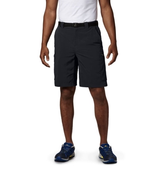 Columbia Silver Ridge Men's Shorts Black | 674-MKGSBL