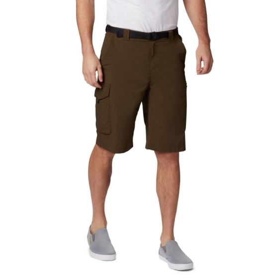 Columbia Silver Ridge Men's Shorts Olive Green | 706-ZRKHFW