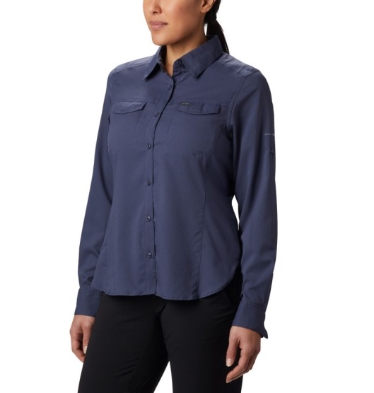 Columbia Silver Ridge Women's Shirts Blue | 023-JOYHAL