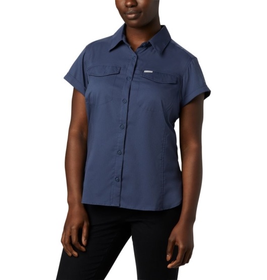 Columbia Silver Ridge Women's Shirts Blue | 245-UXBSPZ