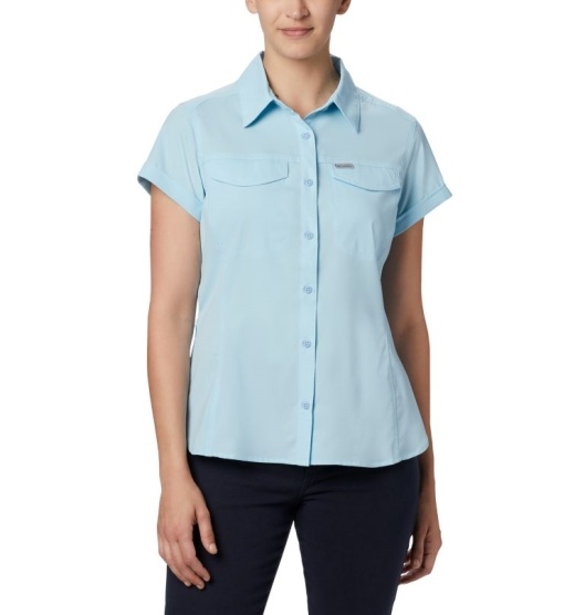 Columbia Silver Ridge Women's Shirts Blue | 247-IKMZBP