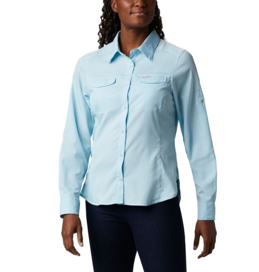 Columbia Silver Ridge Women's Shirts Blue | 931-UGNSRQ