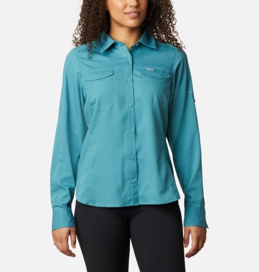 Columbia Silver Ridge Women's Shirts Blue | 956-CKVHRL