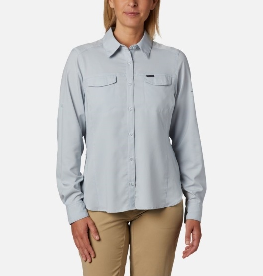 Columbia Silver Ridge Women's Shirts Grey | 163-WCGLPV