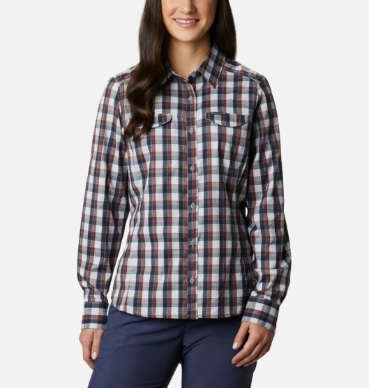 Columbia Silver Ridge Women's Shirts Grey | 726-UNTIYC