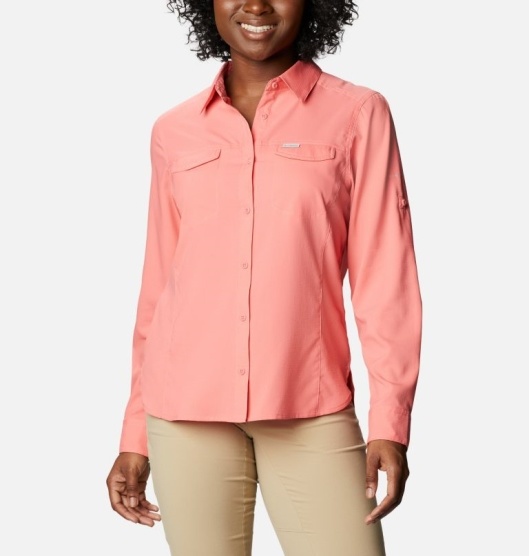 Columbia Silver Ridge Women's Shirts Orange | 569-AUOFQV