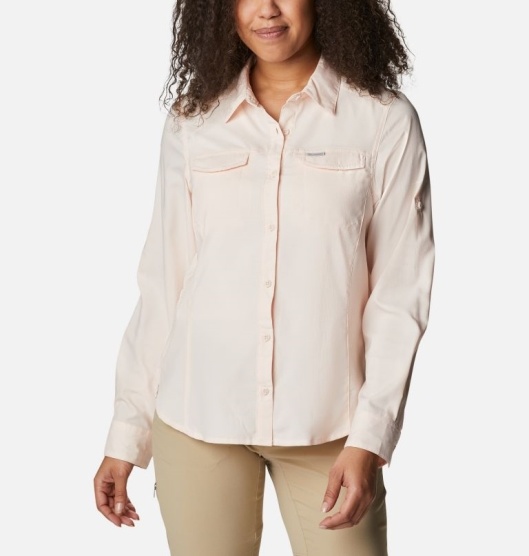 Columbia Silver Ridge Women's Shirts White | 689-JKRDNX