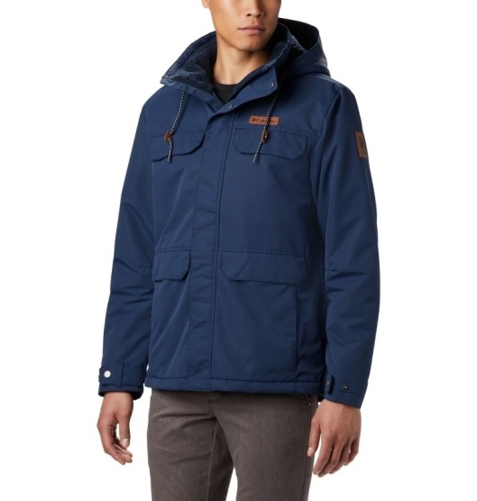 Columbia South Canyon Men's Insulated Jacket Navy | 062-CQDBYS