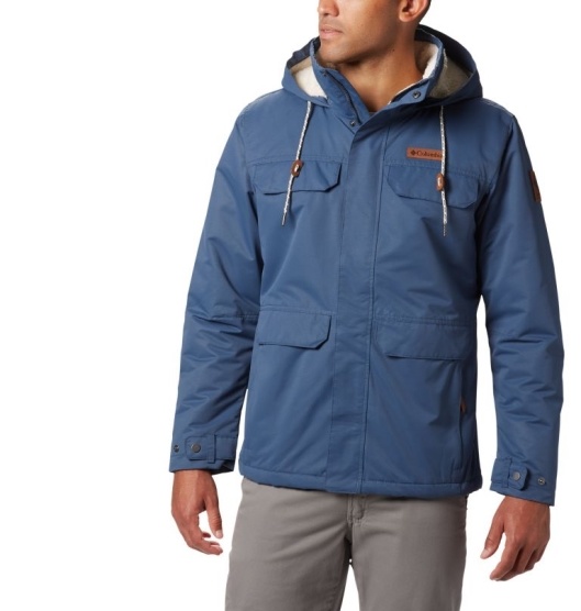 Columbia South Canyon Men's Insulated Jacket Blue | 316-DXIZTF