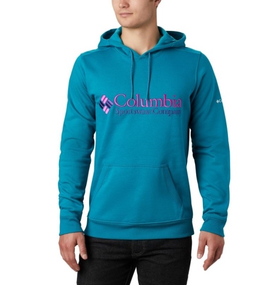 Columbia South Lake Men's Hoodies Blue | 739-THBPOS