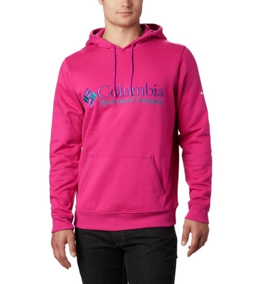 Columbia South Lake Men's Hoodies Pink | 482-BCJERF