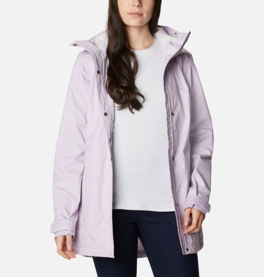 Columbia Splash A Little II Women's Rain Jacket Pink | 204-NRPJLF