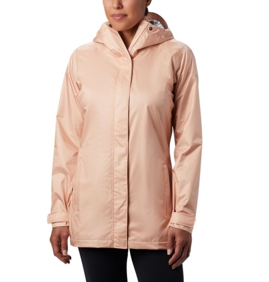 Columbia Splash A Lot Women's Rain Jacket Pink | 106-TXMHDN