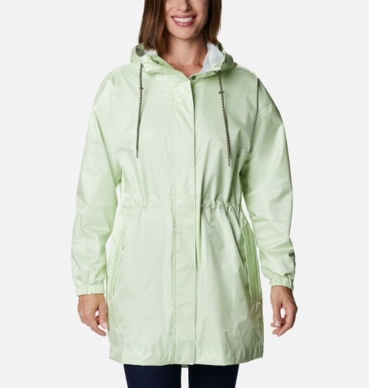 Columbia Splash Side Women's Rain Jacket Light Yellow | 497-SUTNJF