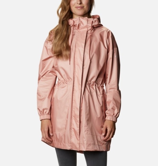 Columbia Splash Side Women's Rain Jacket Pink | 532-UVIBXR