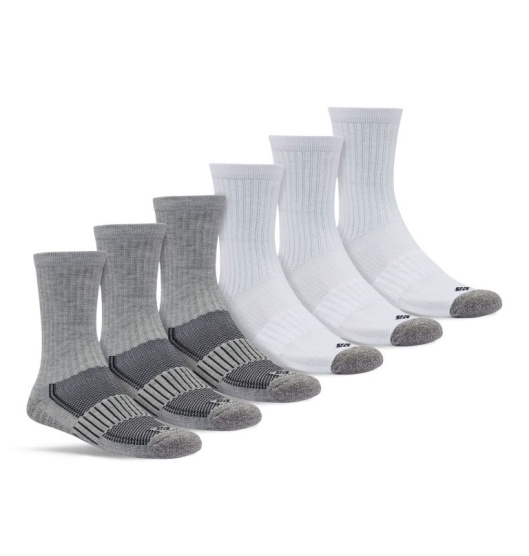 Columbia Sport Men's Socks White/Grey | 846-UNRTOE