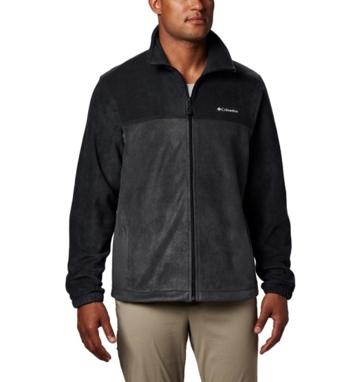 Columbia Steens Mountain 2.0 Men's Fleece Jacket Black Grey | 379-SVYCGL