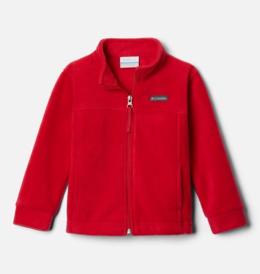 Columbia Steens Mountain II Kids' Fleece Jacket Red | 180-RCGYUO