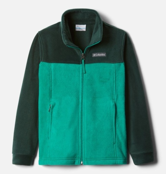 Columbia Steens Mountain II Kids' Fleece Jacket Green | 358-OFNTSP