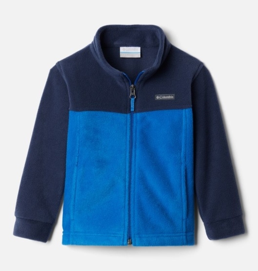 Columbia Steens Mountain II Kids' Fleece Jacket Navy | 652-ZYFOUC